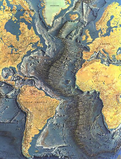 National Geografic - Mapy - Atlantic Ocean Floor 1968.jpg