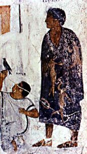 Etruskowie - obrazy - Etruski król lub możnowładca w purpurowej todze. 80e4ebcf5cd4832e136671dc72f2ca9b.jpg