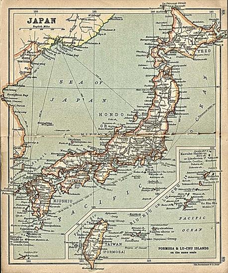 Stare mapy z różnych cześci świata - XIX i XX wiek - japan 1911.jpg