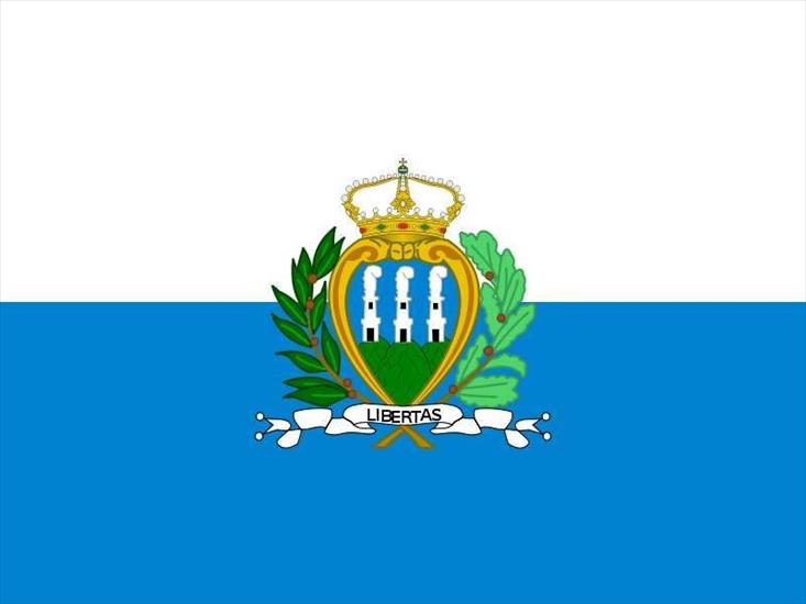 Flagi państw - San Marino San Marino.jpg