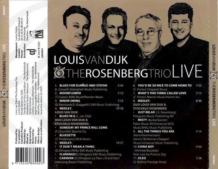 2003 - Louis Van Dijk  The Rosenberg Trio Live - Back.jpg